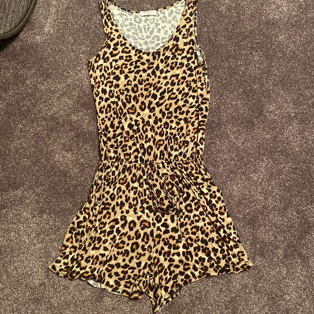 Cheetah Romper